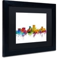 thumbnail image 2 of Trademark Fine Art 'El Paso Texas Skyline' Canvas Art by Michael Tompsett, Black Matte, Black Frame, 2 of 4