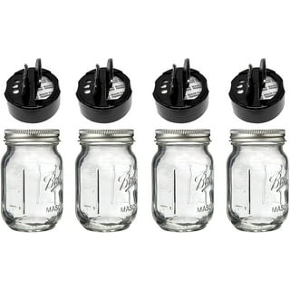 OEM Rapid Delivery for Bulk Mason Jars - 4OZ Mini Round Glass Spice Jar  with Shaker Lid – Menbank factory and manufacturers