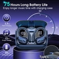 thumbnail image 2 of Auriculares inalámbricos Aptkdoe 75hrs Bluetooth 5.3 Headphone Sport, 2 of 7