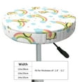 thumbnail image 2 of Cute Avocado Starry Sky Round Bar Stool Seat Covers, Elastic Round Chair Cover Stool Seat Slipcover Bar Stool Cushions Round Pad for 12-14 inch, 2 of 5