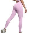 thumbnail image 4 of Hvyesh High Waisted Leggings for Women Scrunch Butt Lifting Yoga Pants Buttery Soft Yoga Pants for Workout Athletic, 4 of 4