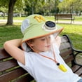 thumbnail image 4 of Kids Solar Fan Sun Hat, Children Wide Brim Solar Fan Sun Protection Hat, Summer Baby Outdoor Breathable Sun Hat, UV Protection Cap for Boys Girls Camping and Travel, 4 of 6