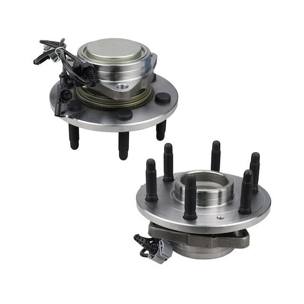 Front Wheel Hub Assembly Set Compatible with 2007 Chevy Silverado
