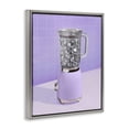 thumbnail image 2 of Stupell Industries Modern Disco Drink Blender over Purple Gray Floating Frame Canvas Art, 25 x 31, by LISH Creative, 2 of 8