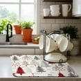 thumbnail image 2 of White Christmas Drying Mat for Kitchen Counter 16" X 18" Christmas Dish Drying Mat for Kitchen Decor Tree Xmas Drying Mats For Home Counter Drying Mats For Dishes Dish Mat Drying Mat, 2 of 8