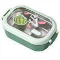 thumbnail image 1 of Lonchera para Niños Contenedores de Comida Portátiles Adorables y Sellados para Niños Lonchera Calentable Verde, 1 of 6