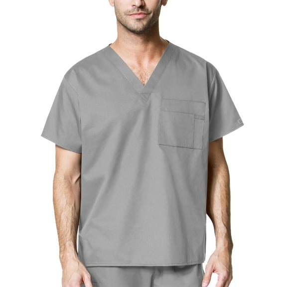wonderwink wonderwork unisex v-neck top scrub top