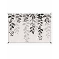 thumbnail image 2 of Sun Shade Sail 8x10Ft Plant Dark Grey Leaves Gradient Linen Texture Uv Block Sunshade Canopy Outdoor Shade Cover Rectangle Shade Cloth For Patio Garden Yard Deck Pergola, 2 of 6