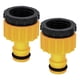 thumbnail image 4 of 2 piezas conectores de grifo de adaptador de junta de acoplamiento 3/4 "1/2" conector rápido ligero adaptador de grifo para jardín shamjiam Conector de grifo de manguera, 4 of 8