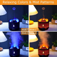 thumbnail image 3 of HLONK diffusers for home Realistic flame effect humidifier scent diffusers for home, 3 of 5