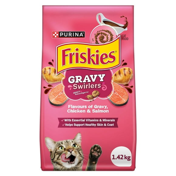 Friskies Tourbillons de Sauce, Nourriture Sèche pour Chats