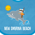 thumbnail image 4 of Inktastic New Smyrna Beach Florida Boys or Girls Baby Bib, 4 of 4