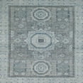 thumbnail image 1 of Ahgly Company Indoor Square Abstract Blue Abstract Area Rugs, 5' Square, 1 of 6