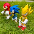 thumbnail image 4 of 5pcs Set Cute Sonic PVC Character Toy Hedgehog Shadow Tail Figure 14cm Model Dolls Children Animal Toy Birthday Gift, 4 of 5