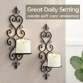 thumbnail image 4 of Velas sin llama TECHLONG para exteriores, impermeables con temporizador, juego de 3, 4 of 7