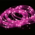 thumbnail image 2 of LED Rope Lights Battery Operated String Lights,39FT 100 LEDs 8 Modes Outdoor Waterproof Clear Tube Fairy Lights Dimmable/Timer with Remote for Camping Party Garden Holiday Decoration,Pink, 2 of 7