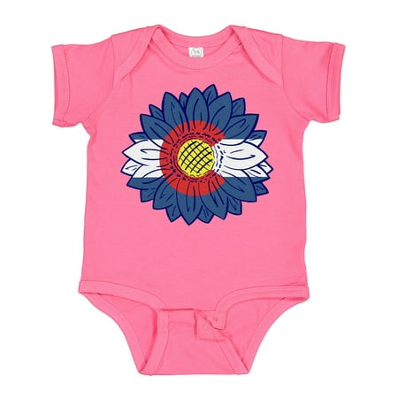 

Inktastic Colorado Flag Sunflower Gift Baby Boy or Baby Girl Bodysuit