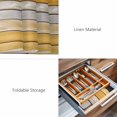 thumbnail image 6 of Placemats Set of 4, Brown Yellow Vintage Woven Placemat, Linen Place Mats for Kitchen/Dining Tables, Retro Farmhouse Elegant Pastoral Washable Table Mats for Party, 6 of 8