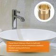 thumbnail image 4 of Faucet Nut Fixed Base, ID 1.18"xH 1.42" Copper Fixing Nut Tap Fastener, Fixed Faucet Assembly for Kitchen and Bathroom, 4 of 5