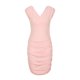 thumbnail image 5 of Vestido adelgazante de glúteos sin mangas con cuello en V sólido informal de verano para mujer a la moda Fridja  hj3079, 5 of 9