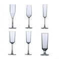 thumbnail image 4 of UHUSE Plastic Transparent Unbreakable Silicone Plastic Wine Glass Cups Bar Home Goblet, 4 of 4
