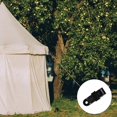 thumbnail image 4 of Juego de 12 abrazaderas para lona con mosquetón negro D para fijar lona para tienda de campaña Lona de lona en piscina Clip de montaña Amarre Adecuado para camping Picnic Accesorios para tienda de, 4 of 5