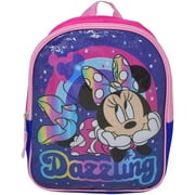 Walt Disneys purple Minnie Mouse school backpack 11" for Kids