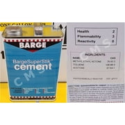 BARGE Original SuperStik Super Stick TF Cement by Quabaug Corp -1 Gallon- Shoe Glue Toluene Free