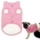 thumbnail image 4 of Abrigo de invierno para perros, ropa abrigada, chaqueta, conjuntos, chaleco suave sin mangas y resistente al viento para perros Rosado, 4 of 9