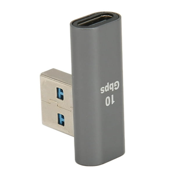 USB Male To USB C Female Adapter, Right Angle Data Transfer USB Male To