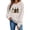 Beige, variant on Ladies Cute Cat Graphic Sweatshirts Fall Clothes for Women Halloween Pumpkin Print Long Sleeve Pullover Crewneck Tops Casual Loose Fit Activewear