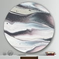 thumbnail image 3 of Designart 'Circle Marble II' Geometric Metal Circle Wall Art, 3 of 3