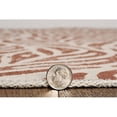 thumbnail image 6 of Linon Washable Kai Polyester 2'x8' Rug in Ivory and Rust, 6 of 17