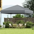 thumbnail image 2 of Costway 10 X 10 FT Pop up Canopy Tent with Portable Carrying Bag, 8 Stakes, 4 Wind Ropes, 2 of 10