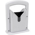thumbnail image 2 of Rebanador de bagels, con agarre seguro y protector de seguridad para bagels, panes, muffins, panecillos, utensilio de cocina en acero inoxidable blanco JM MX-0134689FYD, 2 of 5