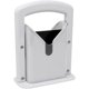 thumbnail image 2 of Rebanador de bagels, con agarre seguro y protector de seguridad para bagels, panes, muffins, panecillos, utensilio de cocina en acero inoxidable blanco, 2 of 5