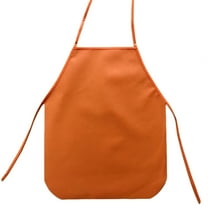 Blukids Children Kids Artists Fabric Aprons - Kitchen, Classroom, Community Event, Crafts & Art Painting Activity(Orange)