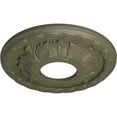 thumbnail image 3 of Ekena Millwork 11 3/8"OD x 3 5/8"ID x 1 1/8"P Leaf Ceiling Medallion (Fits Canopies up to 4 3/4"), Hand-Painted Spartan Stone, 3 of 7