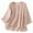 Pink, variant on ATOYSOY Casual Cotton Linen Loose Shirts for Women Outwear Fall Trendy Solid Color Tops Long Sleeve Tees Open Front Button Cardigans Beige L