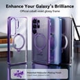 thumbnail image 2 of Funda Morada Brillante con Soporte Magnético de 360°, Samsung Galaxy S26 Ultra 6.9", 2 of 9