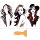 thumbnail image 1 of Juego de 3 calcomanías de personajes para muebles y manualidades, 15 x 30 cm (6 x 12 pulgadas)., 1 of 6
