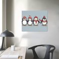 thumbnail image 3 of COMIO  Penguin Christmas Wall Art,Penguin Christmas Decorations,Christmas Canvas Wall Art,Merry Christmas Wall Decor,Christmas Pictures for Wall,Christmas Poster,Christmas Decor, 3 of 4