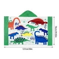 thumbnail image 3 of Toalla de baño con capucha para niños Bebé Surf Poncho Niños Pequeños Suave Envoltura Real Albornoz cambiador para Niño Niña Ducha/Playa/Piscina Niño Cover Ups 50 "x30" Envoltura de toalla grande, 3 of 4