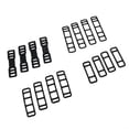 thumbnail image 5 of 4PC Bike Bicycle Cycling Silicone Elastic Strap Bandage Light Lamp Mount Holder, 5 of 8