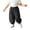 A-Black293, variant on JAJAHO Kids Joggers Pants For Boys Girls Casual Summer Lightweight Loose Fit Toddler Elastic Waist Ankle-Tied Pants Activewear 1-6Y Versatile Trousers