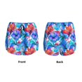 thumbnail image 5 of Fotbe Bright Flowers Womens High Waist Running Shorts Athletic Workout Quick Dry Shorts for Women with Pockets Gym Yoga Summer Shorts-Medium, 5 of 9