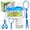 Blue, variant on Kids Outdoor Bug Catching Kit , 6-Piece Set With Insect Box Capture Tweezers Magnifier Net Orange For Backyard Exploration Camping Nature Learning