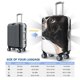 thumbnail image 4 of Balery Black And White Boston Terrier Funda de equipaje, fundas para maletas, elástica, lavable, protector de maletas, compatible con maletas de 18 a 32 pulgadas-Large, 4 of 7