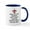 White/Navy Inside, variant on CafePress - Money Can't Buy Happiness But It Can Buy Crawfish - 11 oz Ceramic Mug - Novelty Coffee Tea Cup