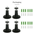 thumbnail image 4 of Elegant Choise 4Pcs Wall Mount Stand Bracket for Arlo Pro Security Camera Indoor Outdoor, Black, 4 of 11